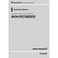 PIONEER AVH-P5750DVD/RC Owners Manual PIONEER AVH-P5750DVD/RC Owners Manual