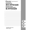 PIONEER XV-HTD320/KUCXJ Owners Manual PIONEER XV-HTD320/KUCXJ Owners Manual