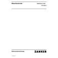 ZANKER 888_396_05 Owners Manual ZANKER 888_396_05 Owners Manual