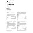 PIONEER SE-M280/XCN1/E Owners Manual PIONEER SE-M280/XCN1/E Owners Manual