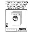 ZANUSSI TD30 Owners Manual ZANUSSI TD30 Owners Manual