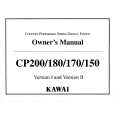 KAWAI CP170 Owners Manual KAWAI CP170 Owners Manual