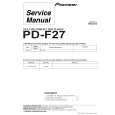 PIONEER PD-F27 Service Manual PIONEER PD-F27 Service Manual