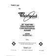 WHIRLPOOL RF3020XXN1 Parts Catalog WHIRLPOOL RF3020XXN1 Parts Catalog