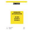 ZANUSSI DE6955X Owners Manual ZANUSSI DE6955X Owners Manual