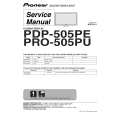 PIONEER PDP-505PC/WAXQ Service Manual PIONEER PDP-505PC/WAXQ Service Manual
