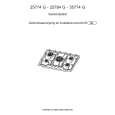 AEG 25774G-M Owners Manual AEG 25774G-M Owners Manual