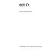 AEG 865D b Owners Manual AEG 865D b Owners Manual