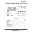 SHARP CDBA250 Service Manual SHARP CDBA250 Service Manual