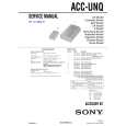 SONY ACCUNQ Service Manual SONY ACCUNQ Service Manual
