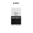KAWAI MR380 Owners Manual KAWAI MR380 Owners Manual