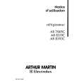 ARTHUR MARTIN ELECTROLUX AR8393C Owners Manual ARTHUR MARTIN ELECTROLUX AR8393C Owners Manual