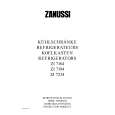 ZANUSSI ZI7164 Owners Manual ZANUSSI ZI7164 Owners Manual