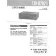 SONY STRD2020 Service Manual SONY STRD2020 Service Manual