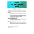 YAMAHA DX200 Editor Owners Manual YAMAHA DX200 Editor Owners Manual