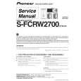 PIONEER S-FCRW2700 Service Manual PIONEER S-FCRW2700 Service Manual