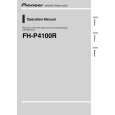 PIONEER FH-P4100R/XN/EW Owners Manual PIONEER FH-P4100R/XN/EW Owners Manual