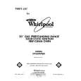 WHIRLPOOL SF3600EPW0 Parts Catalog WHIRLPOOL SF3600EPW0 Parts Catalog