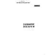 ZANUSSI ZCG5210W Owners Manual ZANUSSI ZCG5210W Owners Manual