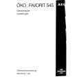 AEG FAV545WITA Owners Manual AEG FAV545WITA Owners Manual