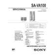 SONY SA-VA100 Service Manual SONY SA-VA100 Service Manual