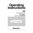 PANASONIC AGTL550 Owners Manual PANASONIC AGTL550 Owners Manual