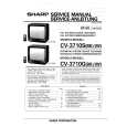 SHARP CV3710S/G Service Manual SHARP CV3710S/G Service Manual
