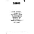 ZANUSSI ZFC14/4D Owners Manual ZANUSSI ZFC14/4D Owners Manual