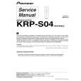 PIONEER KRP-S04/SXTW/WL5 Service Manual PIONEER KRP-S04/SXTW/WL5 Service Manual
