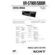 SONY XR5790R Service Manual SONY XR5790R Service Manual