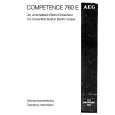 AEG 760 E Owners Manual AEG 760 E Owners Manual