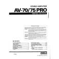 YAMAHA AV-75PRO Instrukcja Serwisowa YAMAHA AV-75PRO Instrukcja Serwisowa