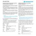 SENNHEISER FREQUENZBLATT EWG2 626-662 MHZ / US Owners Manual SENNHEISER FREQUENZBLATT EWG2 626-662 MHZ / US Owners Manual