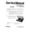 TECHNICS SL-1000MK2 Service Manual TECHNICS SL-1000MK2 Service Manual