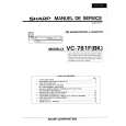 SHARP VC781F/BK Service Manual SHARP VC781F/BK Service Manual