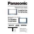 PANASONIC TX76PW155A Owners Manual PANASONIC TX76PW155A Owners Manual