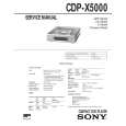 SONY CDP-X5000 Service Manual SONY CDP-X5000 Service Manual