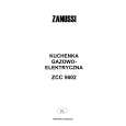 ZANUSSI ZCC5602 Owners Manual ZANUSSI ZCC5602 Owners Manual