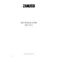 ZANUSSI ZFC83L Owners Manual ZANUSSI ZFC83L Owners Manual