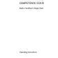 AEG Competence 3120B D Owners Manual AEG Competence 3120B D Owners Manual