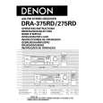 DENON DRA275RD Owners Manual DENON DRA275RD Owners Manual