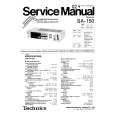 TECHNICS SA150 Service Manual TECHNICS SA150 Service Manual