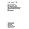 AEG 330 D d Owners Manual AEG 330 D d Owners Manual