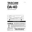 TEAC DA-40 Owners Manual TEAC DA-40 Owners Manual