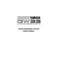 YAMAHA GW33 Owners Manual YAMAHA GW33 Owners Manual