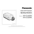PANASONIC WVCL920A Owners Manual PANASONIC WVCL920A Owners Manual