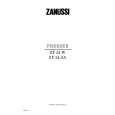 ZANUSSI ZF54 Owners Manual ZANUSSI ZF54 Owners Manual