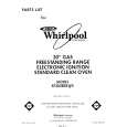 WHIRLPOOL SF302EERW5 Parts Catalog WHIRLPOOL SF302EERW5 Parts Catalog