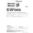 PIONEER S-W100S/MLXMA/E Service Manual PIONEER S-W100S/MLXMA/E Service Manual