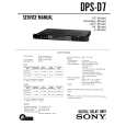 SONY DPSD7 Service Manual SONY DPSD7 Service Manual
